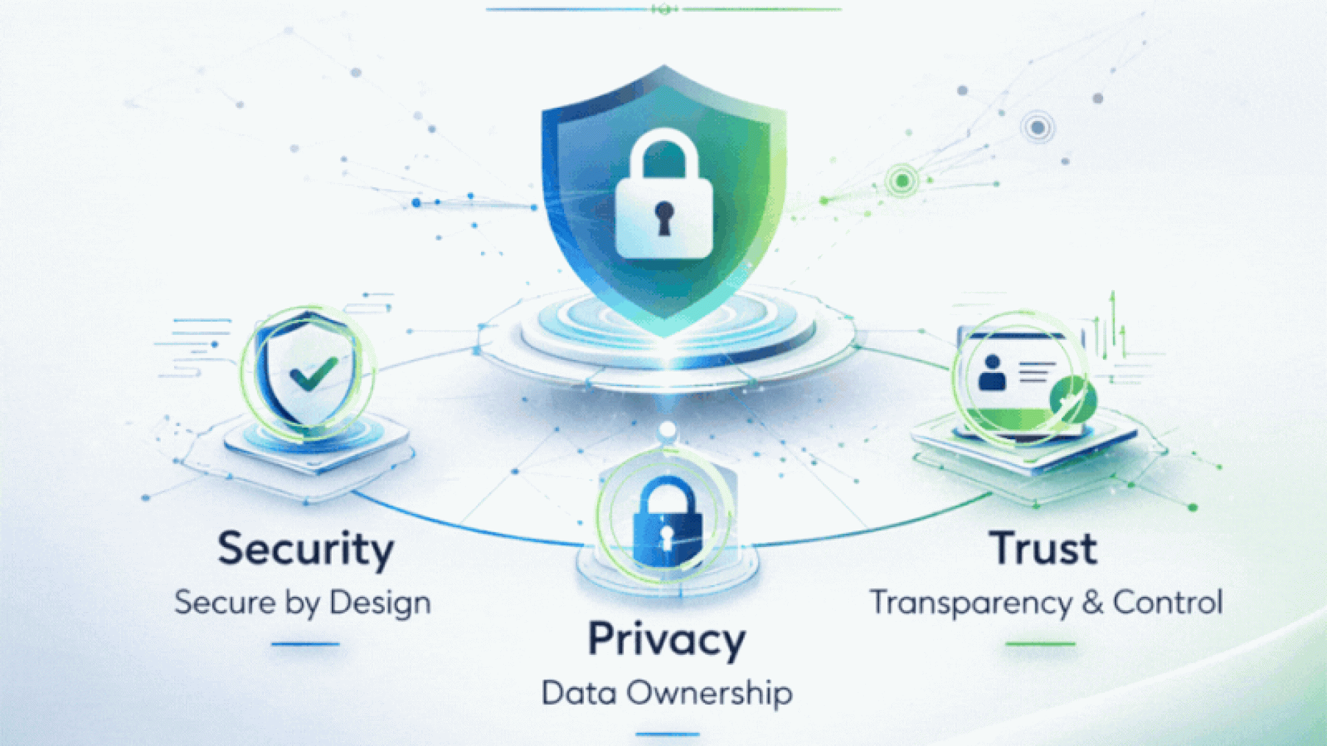 Security, Privacy & Trust in an AI Agent Marketplace